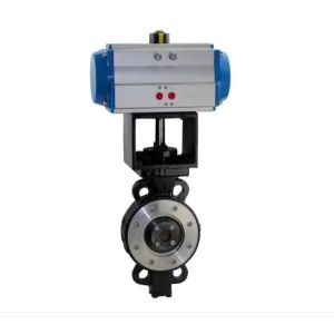 Customize Ductile Iron Pneumatic Actuator Butterfly Valve with Complete
