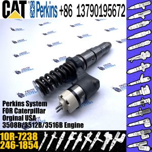 Wholesale High Pressure Engine Common Rail Fuel Injector 246-1854 2461854 10R-7238 For CAT 3508C 3512C from china suppliers
