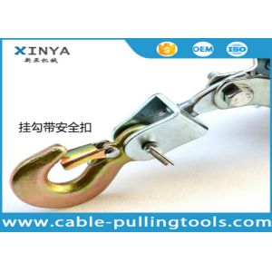 ISO , CE Transmission Line Stringing Tools , 2T Wire Rope Puller with Single