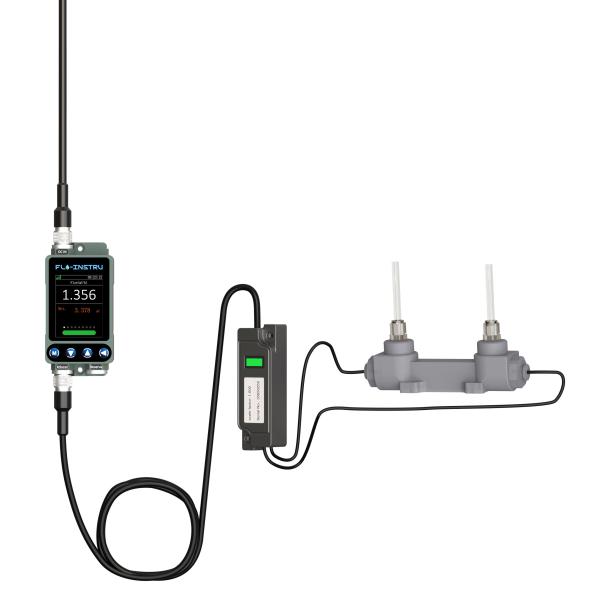 TM605P Ultrasonic Flow Meter Temperature Measurement for Accurate Data for Small