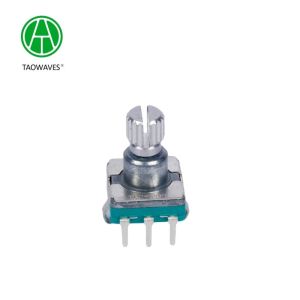 Incremental Rotary Encoder with Push Button Switch – Ec11/12/16, 360-Degree