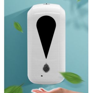 1200ml White Touchless Liquid Induction Soap Dispenser Case