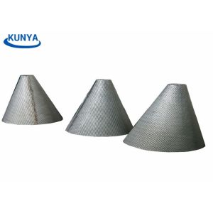 Threaded Interface Conical Sintered Filter Elements Cone 8000 Mesh Stainless