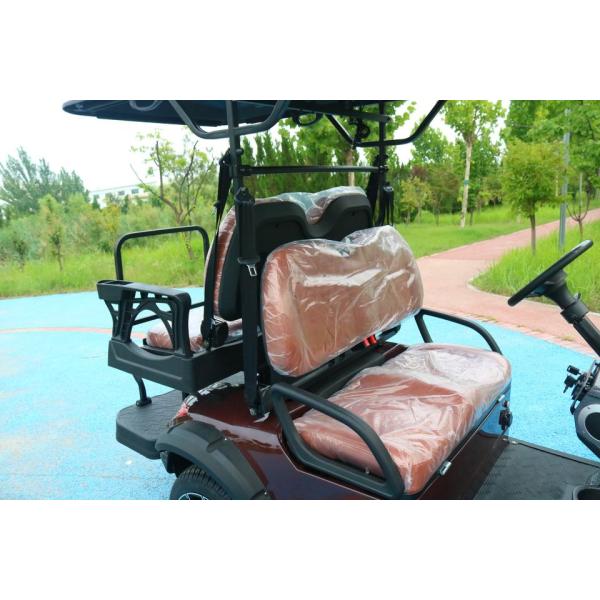 Electric Golf Cart With 48V Battery System Fast Charging Capability Powerful AC Motor