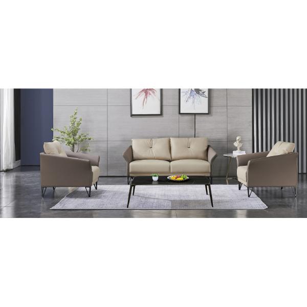 High Quality Simple Design Three Reception Seat Modern Furniture Contemporary Ceo Leather Luxury Modern Executive Office Sofa
