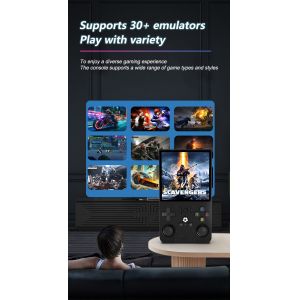 R36MAX Retro 64GB 128G Handheld Game Console Linux System 3.5 Inch IPS Screen