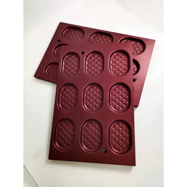 9 Cavity PTFE Al Steel Waffle Baking Tray Pan 0.8mm thickness