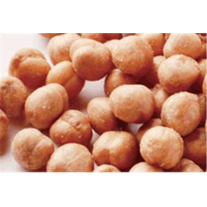 Size Sieved Roasted Chickpeas Snack , Crispy Yellow Roasted Chickpeas Good Taste