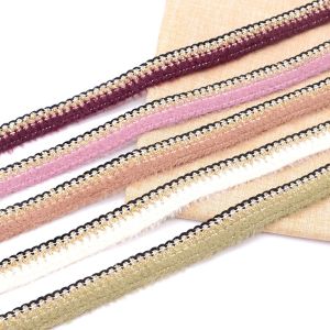 Metallic Gimp Fluffy Nylon Hemming 2CM Crochet Braid Trim