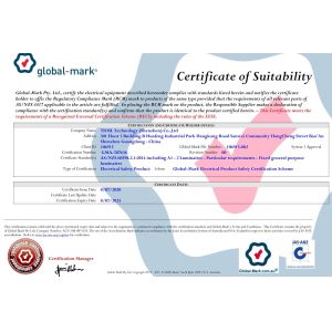 TIOSL TECHNOLOGY (SHENZHEN) CO.,LTD. Certifications