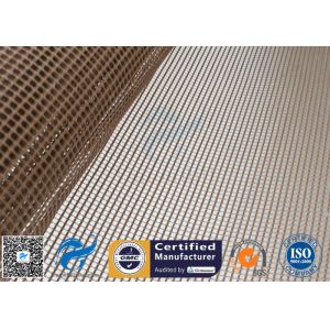 PTFE Coated Fiberglass Fabric 580GSM 4*4MM Mesh Screen Printing Conveyor Belt