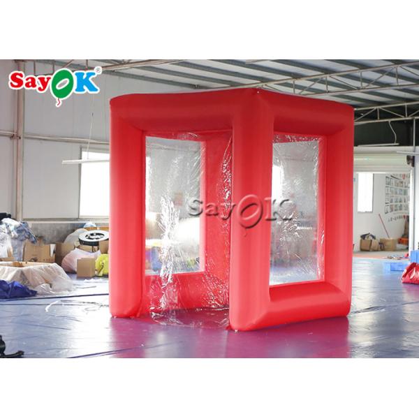 Red Inflatable Medical Disinfection Sterilization Channel For Emergency