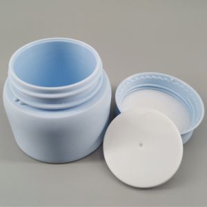 HDPE Plastic Blue10g 50ml Empty Face Cream Jars