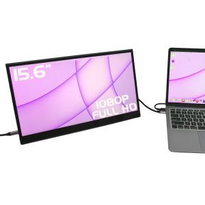 USB C Power Supply Portable Monitor Screen 15.6 Inch For Mac Productivity Boost