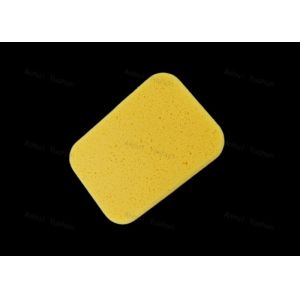 Yellow Rectangle Tile Grouting Sponge For Medium Tiles Durable And Efficient