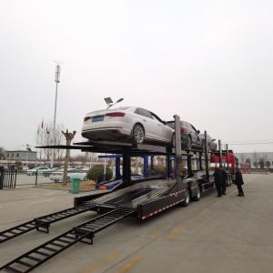 Euro Style 2/3axle 9t/10t/11t Double Classis Tractor Towing Semi Trailer with