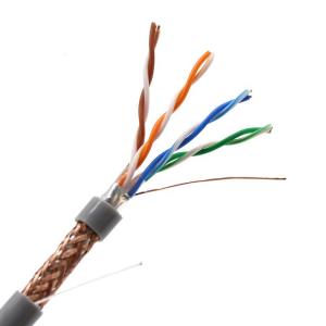 China 24AWG Network CAT5E Ethernet Cable 4pr PVC 4 Pair 0.5mm CU CCA on sale
