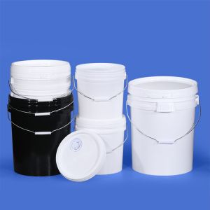 500ml 50L Capacity Plastic Oval Pail for Custom Printed Label and Chemical