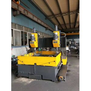 China Gantry CNC Plate Drilling Machine Movable with Two Drill Heads on sale