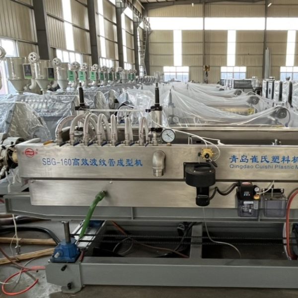Energy-Saving Single Wall Corrugated Pipe Extrusion Manufacturing Line