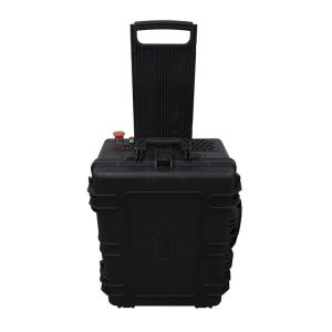 48V Handheld Laser Cleaning Machine , 100watt Laser Metal Rust Remover