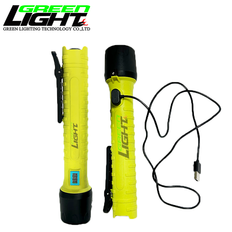 Explosion Proof Flashlight LED Mining Lamp with 6000lux and 10000lux Brightness