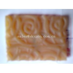 Abrasion resistant natural rubber shoe sole material sheets flower pattern