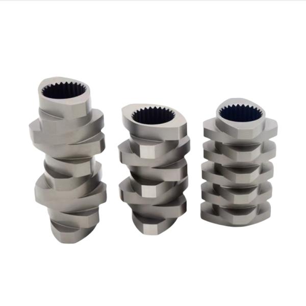 Corrosion Resistant Bimetallic Screw Elements And Barrel For Plastic Extruder Of Masterbatch Fluororubber