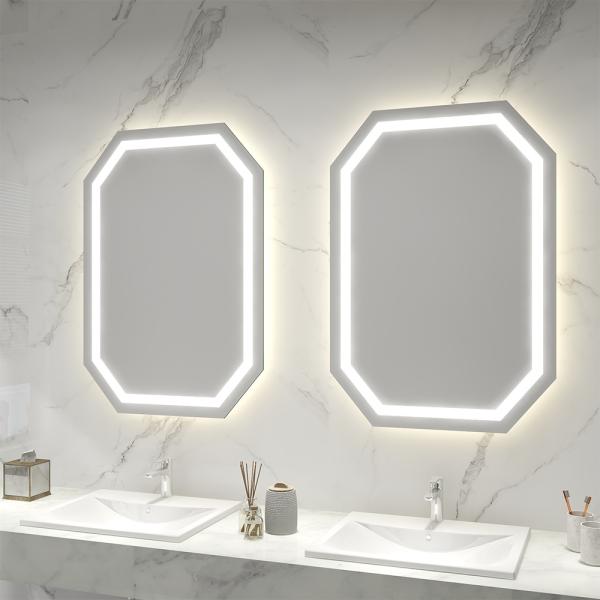 Smart Touch LED Vanity Light Bar for Frameless Bathroom Mirror with Memory Function and Adjustable Color Temperature