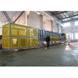 Multifuction Large Industrial Shredder , Pvc Pipe Shredder Double Shaft Driving