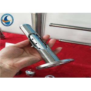 SS Wedge Wire Screen Tube With Perforated Steel Pipe