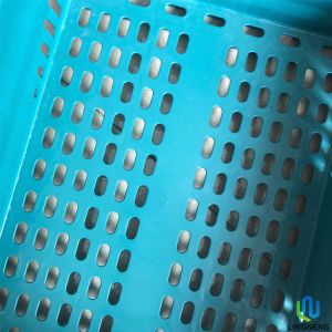 8L High quality euro stackable vented plastic mushroom tomato returnable