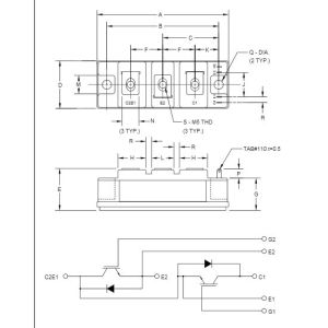 Wholesale CM50DY-28 MEDIUM POWER SWITCHING USE INSULATED TYPE MITSUBISHI igbt power module from china suppliers
