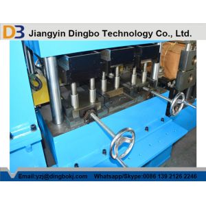 Angle Bar Purlin Roll Forming Machine PLC vector inverter With Cr12 Puching