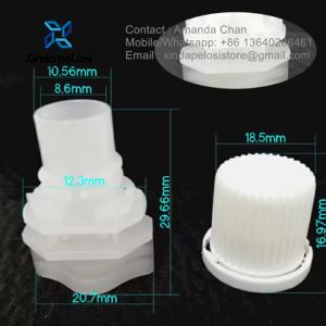 Eco-Friendly Custom Plastic Pour Spout With Caps For Food Package Inner Spout
