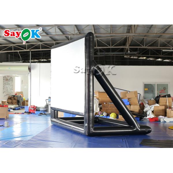 Inflatable Big Screen Backyard Inflatable Movie Screen Rear Projection Logo