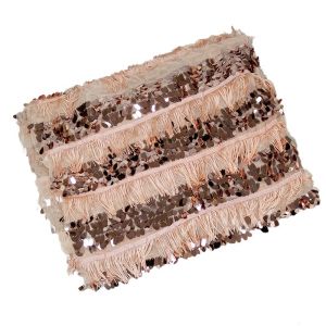 Beautiful Wholesale Iridescent Large Tassel Lace Geometric Shiny Sequins