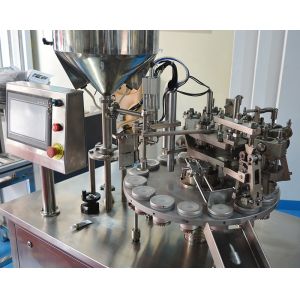 SUS316L Semi Automatic Ultrasound Tube Filling And Sealing Machine