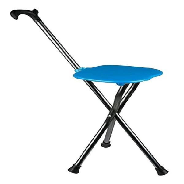 Quality Popular Design Begrit Stick Multifunction Telescopic Folding Walking Aid Cane Floding Cane with Seat Cane Seat for Seniority for sale