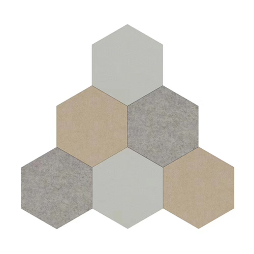 High Density 1000gsm 3800gsm Hexagonal Acoustic Panels Fire Retardant