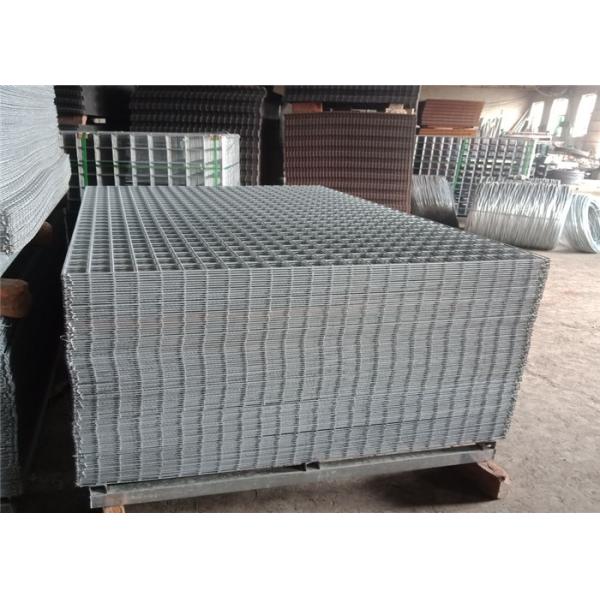 Sliver Suqare Welded Mesh Fencing , Galvanised Mesh Panels 1/4 Inch