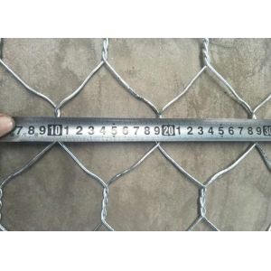270g Zinc Coated Woven Gabion Wire Mesh For Protect