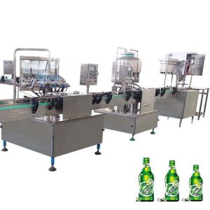SS304 Carbonated Beverage Filling Machine , Splity Tpe Small Beer Filling