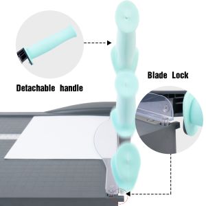 Customized Colorful Engineering Plastic ABS Paper Trimmer with Blade Lock and