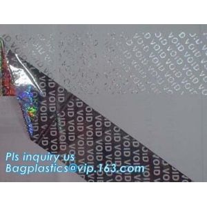 Tamper evident holographic label / Security Hologram VOID sticker,Antifake Logo