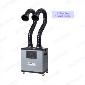 Durable Metal / HEPA Filter Laser Fume Extractor with Easy Moving Castors