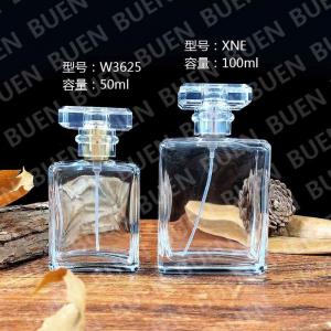 Wholesale High Flint Glass Perfume Dropper Bottle 5oz , Square Essential Oil Perfume Bottles from china suppliers
