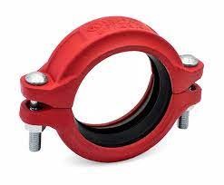 Wholesale Flexible 57mm-325mm Grooved Clamp Coupling Red Casting Technics from china suppliers