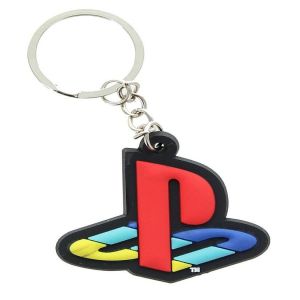 Play Station Logo Soft Pvc Keyrings Durable Lightweight
