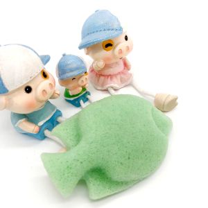 Wholesale Biodegradable Natural Buff And Smooth Konjac Body Sponge OEM ODM from china suppliers